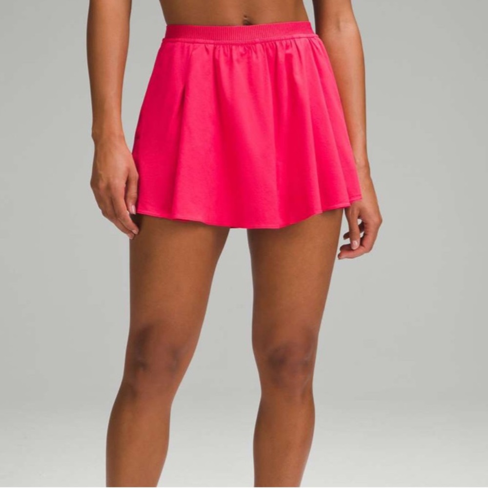 Lululemon Narrow Waistband Tennis Skirt Cherry Mist Size 8
